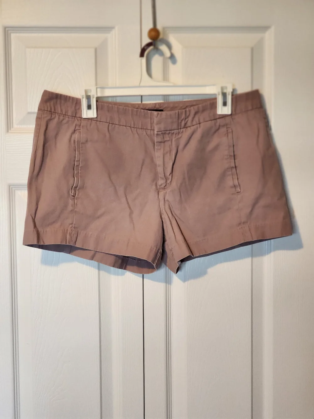 GAP Mauve/ Lilac Cotton City Shorts Size 10 - Picture 4 of 13